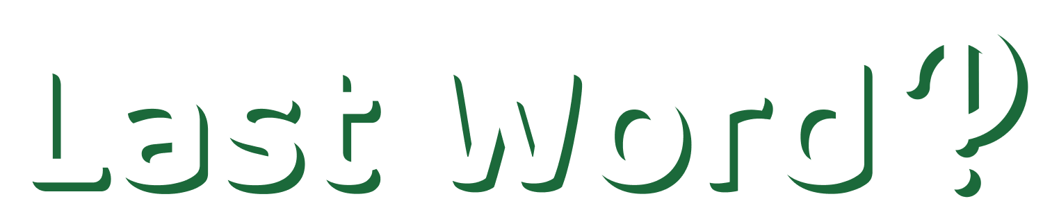 Last Word logo