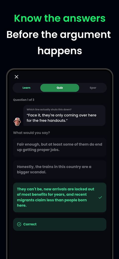 Spot the fallacy in a real exchange